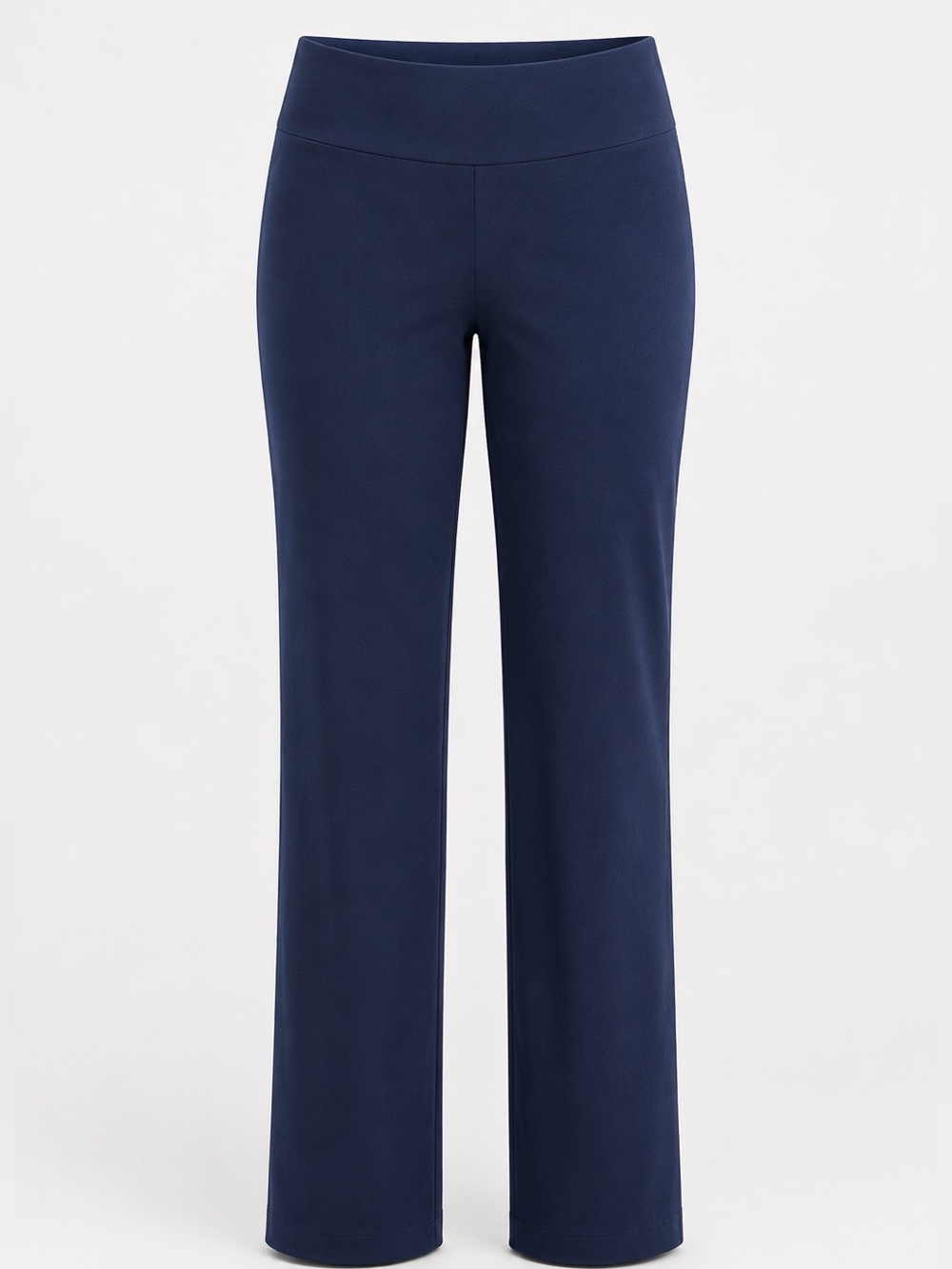 Counterparts Navy Blue Pull-On Straight Leg Stretch Pants Size 8